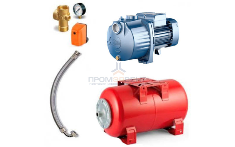 Насосная станция Pedrollo HYDROFRESH 4Cpm 80C-50 CL - 0,55 кВт (Qmax 80 л/мин, 1x230В, с/х)