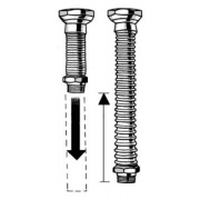 Удлинитель трубный из нержавеющей стали Meibes Inoflexi Ду32 (1"1/4 x 1"1/4) 175-350 мм