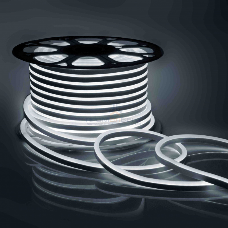 10-209 Светодиодный НЕОН (МИНИ),220В, 6Вт/м,SMD2835,108д/м,IP65,108Лм/м,кат.50м,8*16.5мм.,ХБ