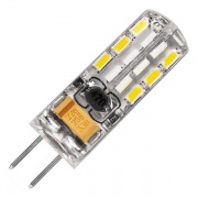 Лампа светодиодная капсула Feron LB-420 2W 6400K 12V G4 170lm 10x36mm холодный свет
