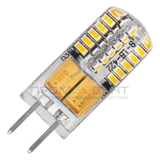 Лампа светодиодная капсула Feron LB-422 3W 4000K 12V G4 240lm 11x38mm белый свет
