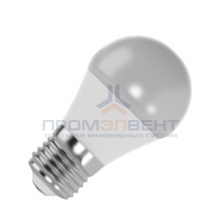 Лампа светодиодная шарик FL-LED GL45 7,5W 2700К 220V E27 45х80 700Лм теплый свет