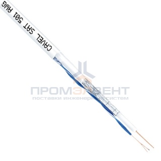 Кабель видеонаблюдения Cavel SAT 501 AWG, CU 75 Ом 2xAWG24 [бухта 200м]