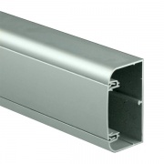Кабель-канал алюминиевый 110х50 мм (с 1 крышкой), цвет серый металлик, DKC In-liner Aero (кабельный короб)