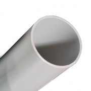 Труба ПВХ жёсткая гладкая д.20мм, тяжёлая, цвет серый [2м/шт, уп.50м]
