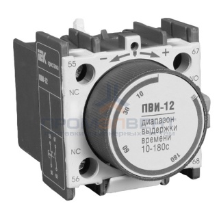 Приставка ПВИ-12 задержка на включении 10-180сек. 1Н.З+1Н.О ИЭК