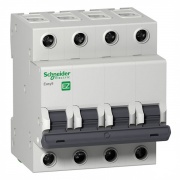 Автоматический выключатель Schneider Electric EASY 9 4П 63А B 4,5кА 400В (автомат)